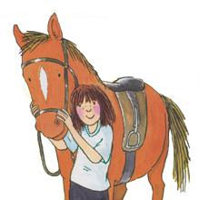 Amber Brown Horses Around